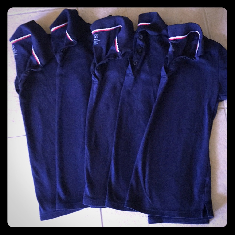 Navy Blue School Uniform Polo French Toast 14-16